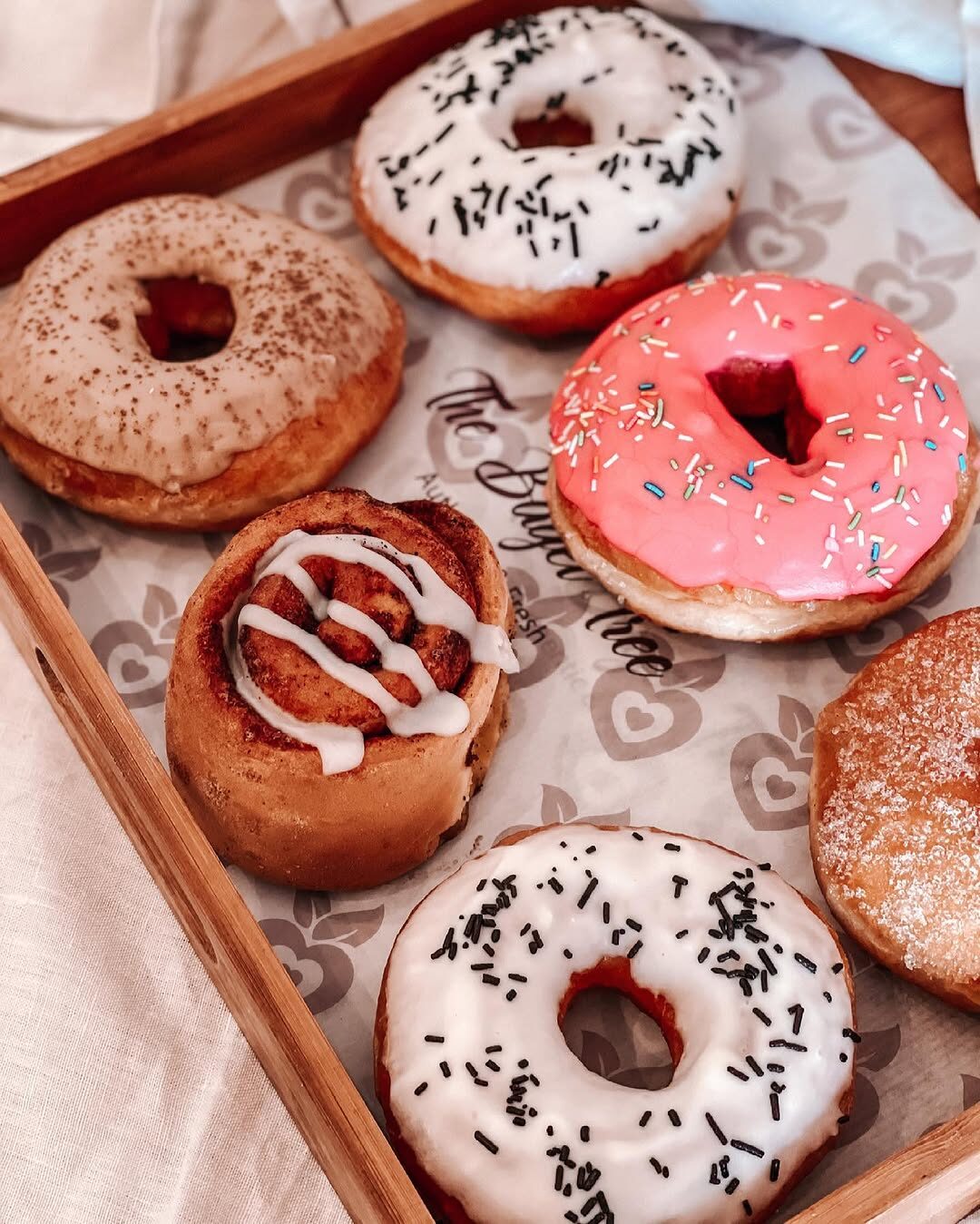 Glazed & sprinkled donuts