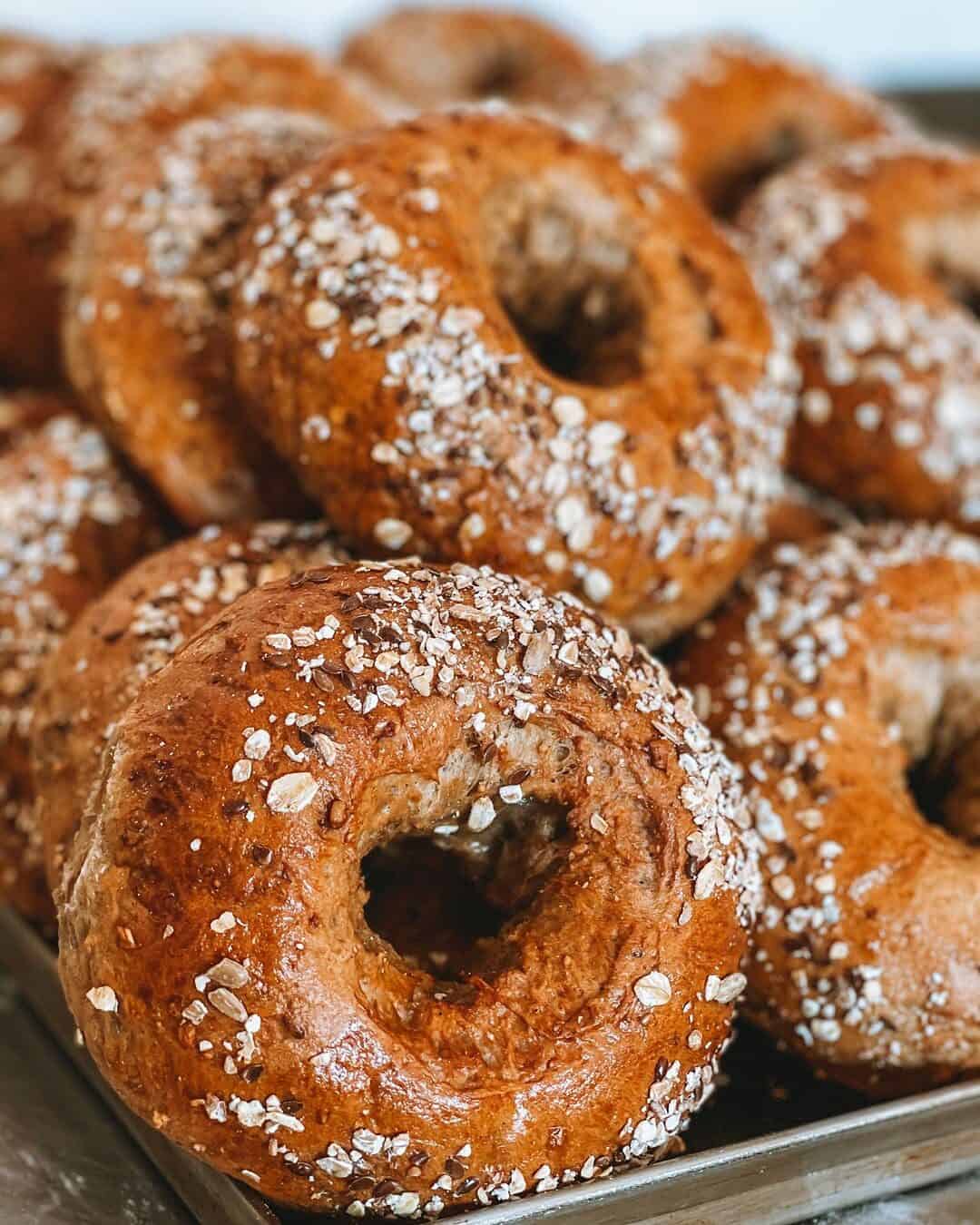 Freshly baked, seeded & warm